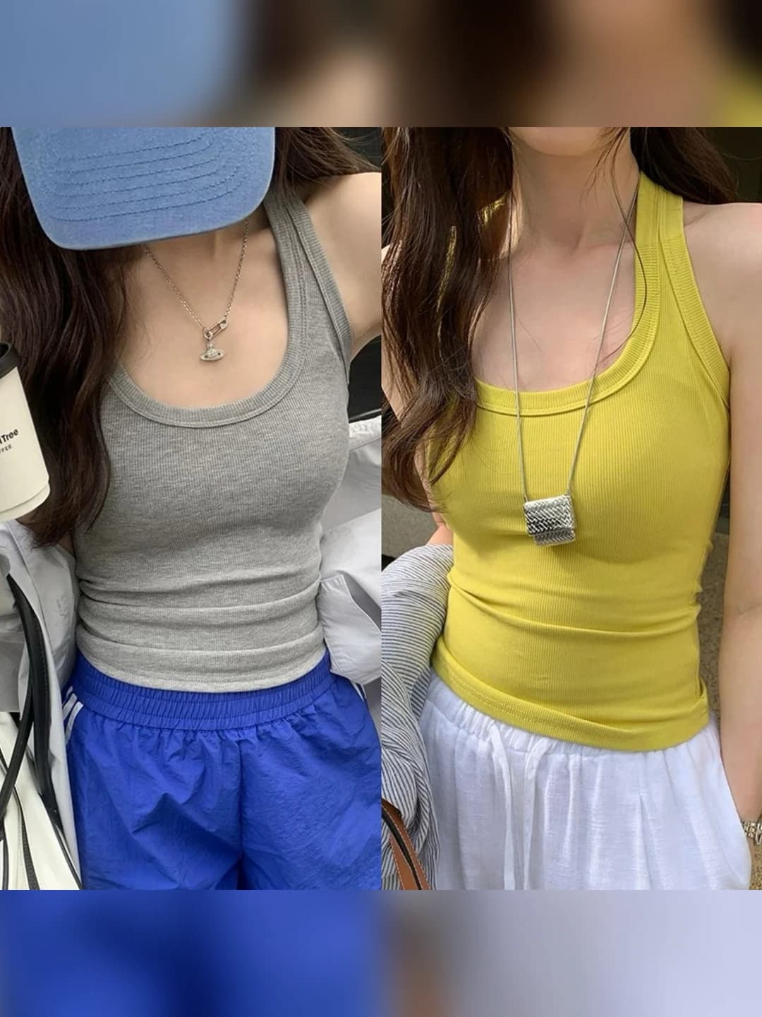 Grey + Yellow (2 pcs)