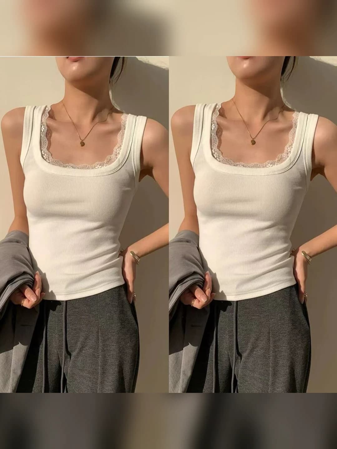 White + White / 2 pcs