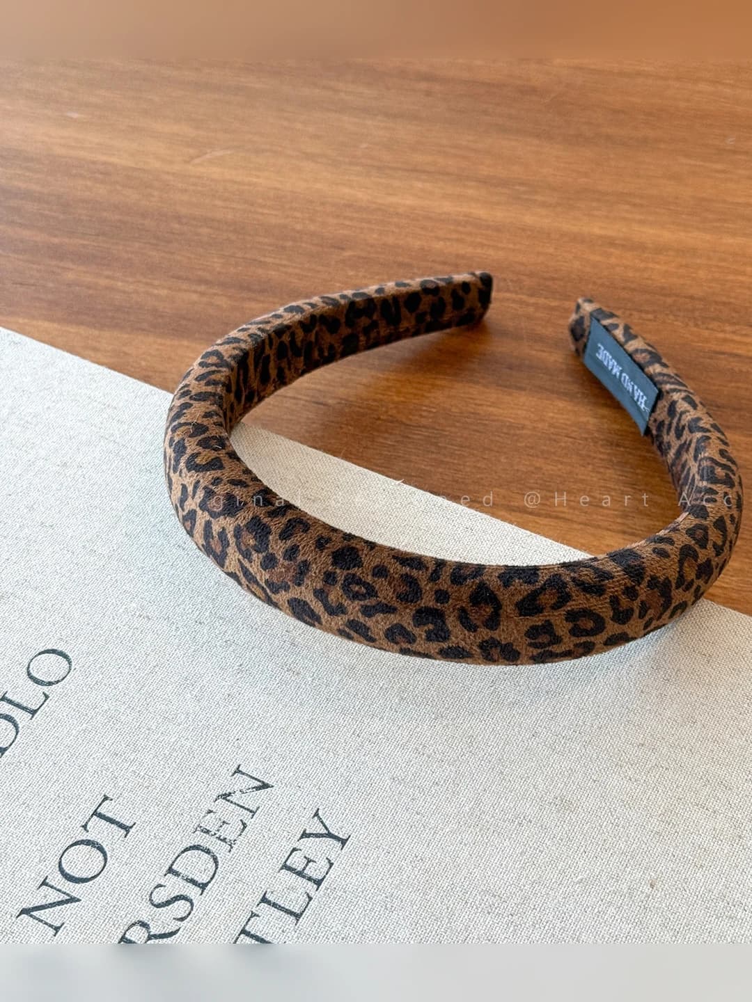 Leopard hair tie 2cm - premium