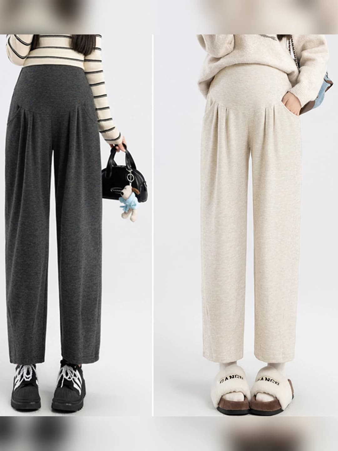 Dark grey + oatmeal [2 pcs]