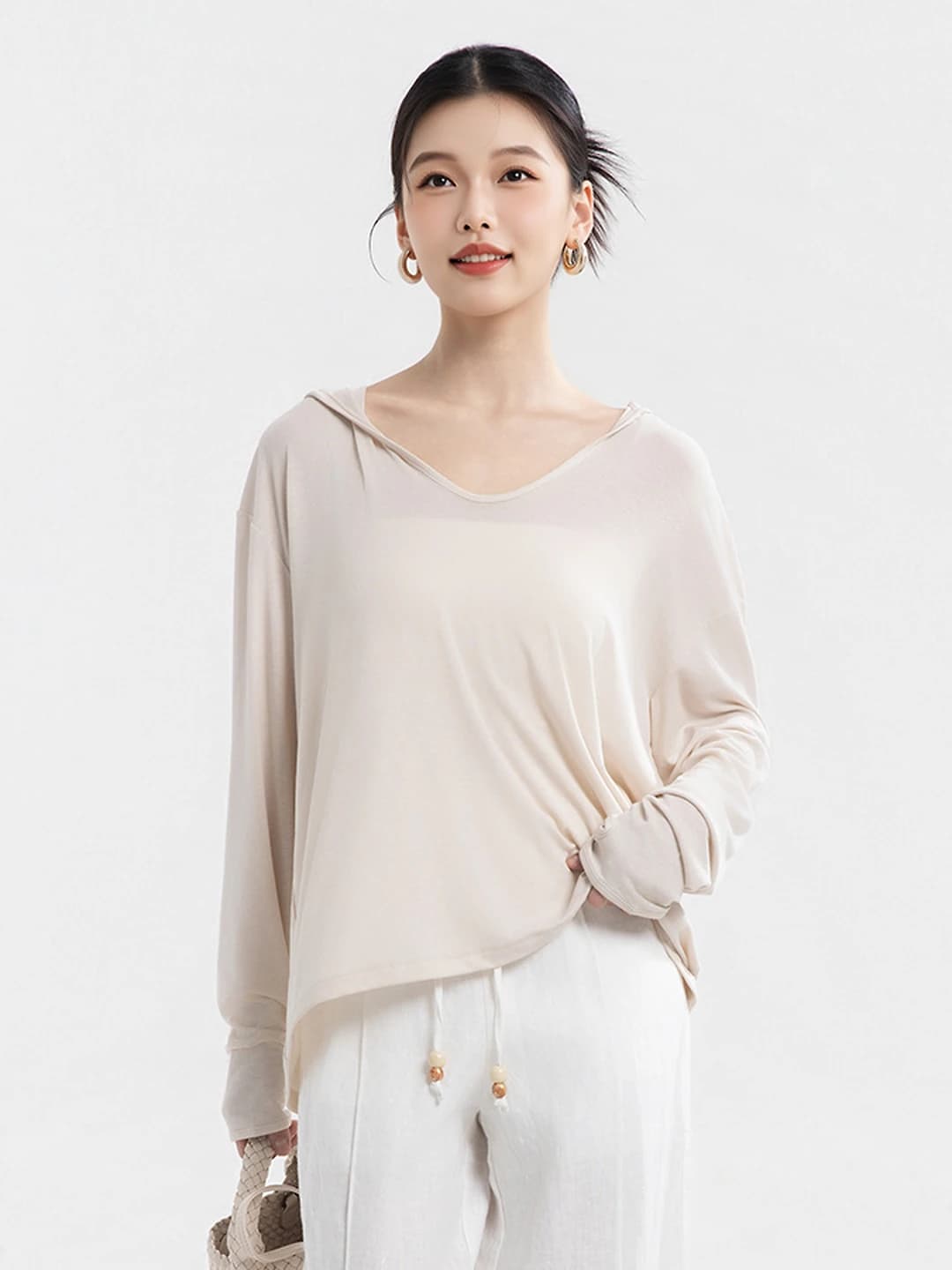 Linen frosty apricot
