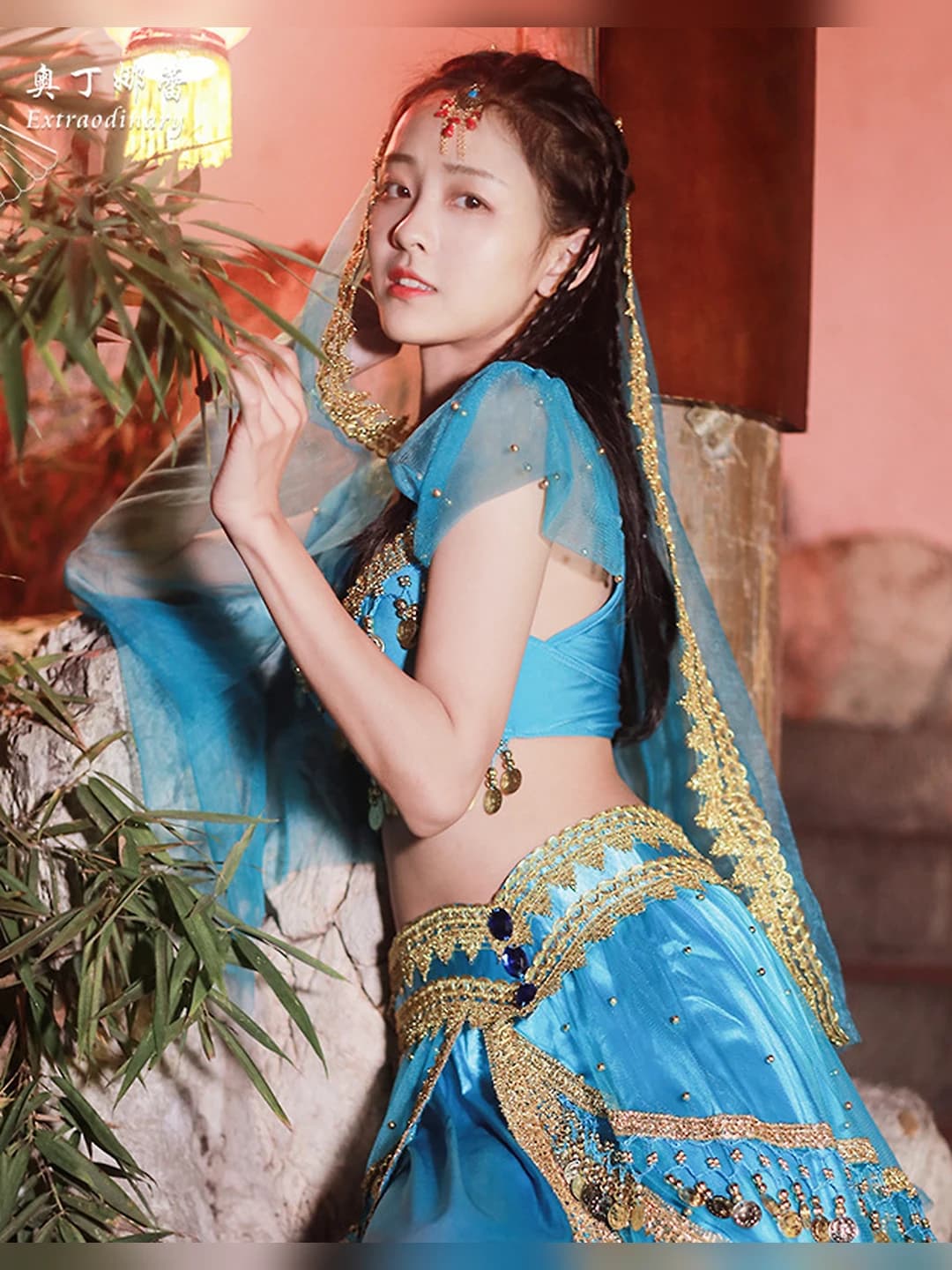 Women's carnival clothing: classical hanfu, dance costume, folk dance, modern dance, cosplay, anime, all seasons, floral pattern, synthetic blend fabric