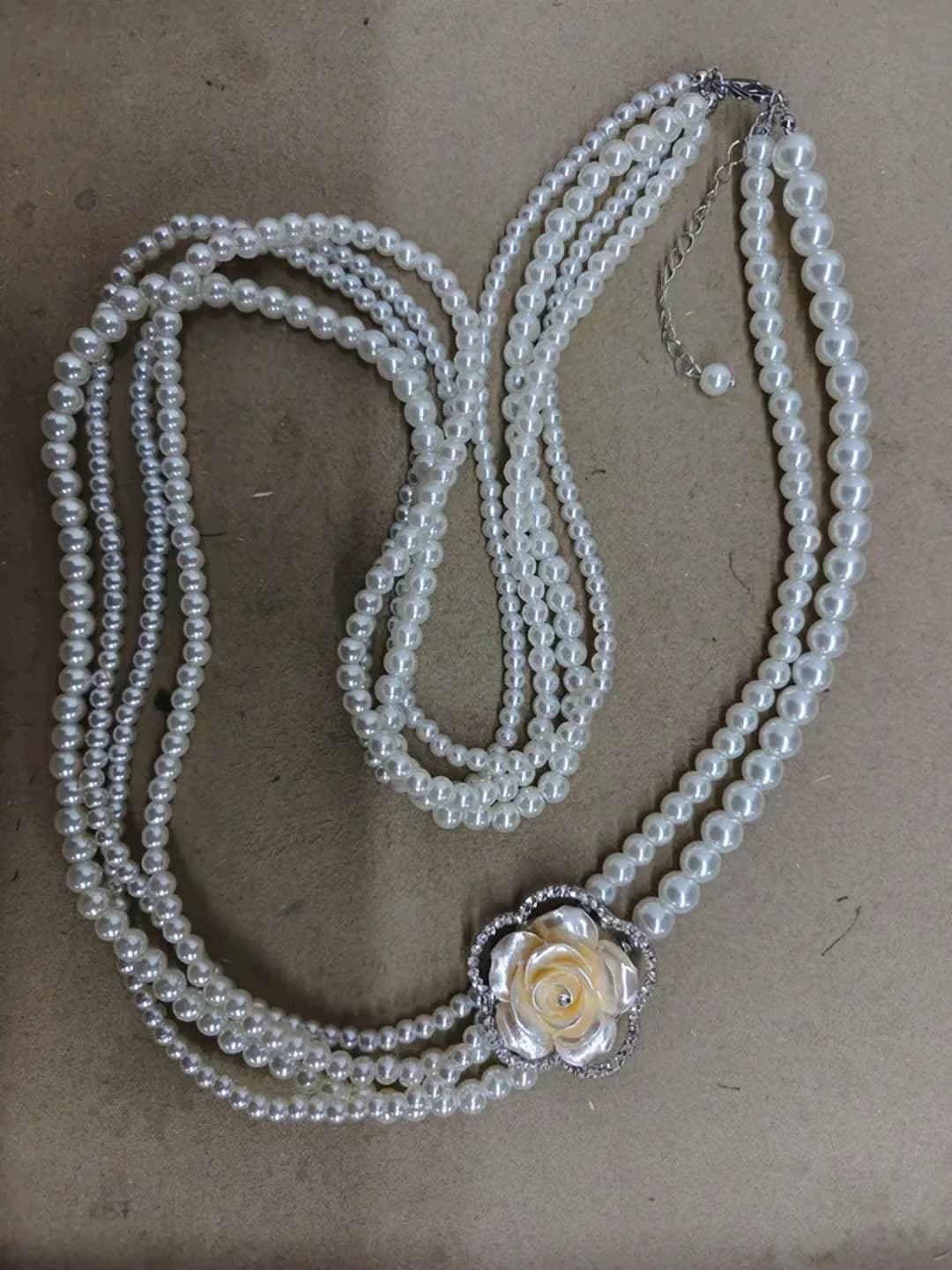 Silver, white, long