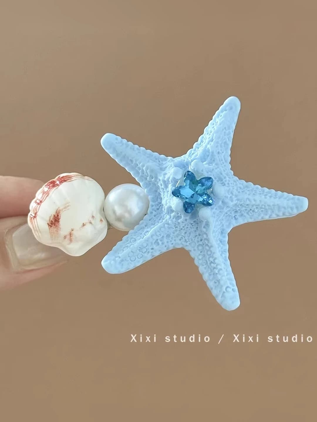 1# Blue starfish, 5.5 cm