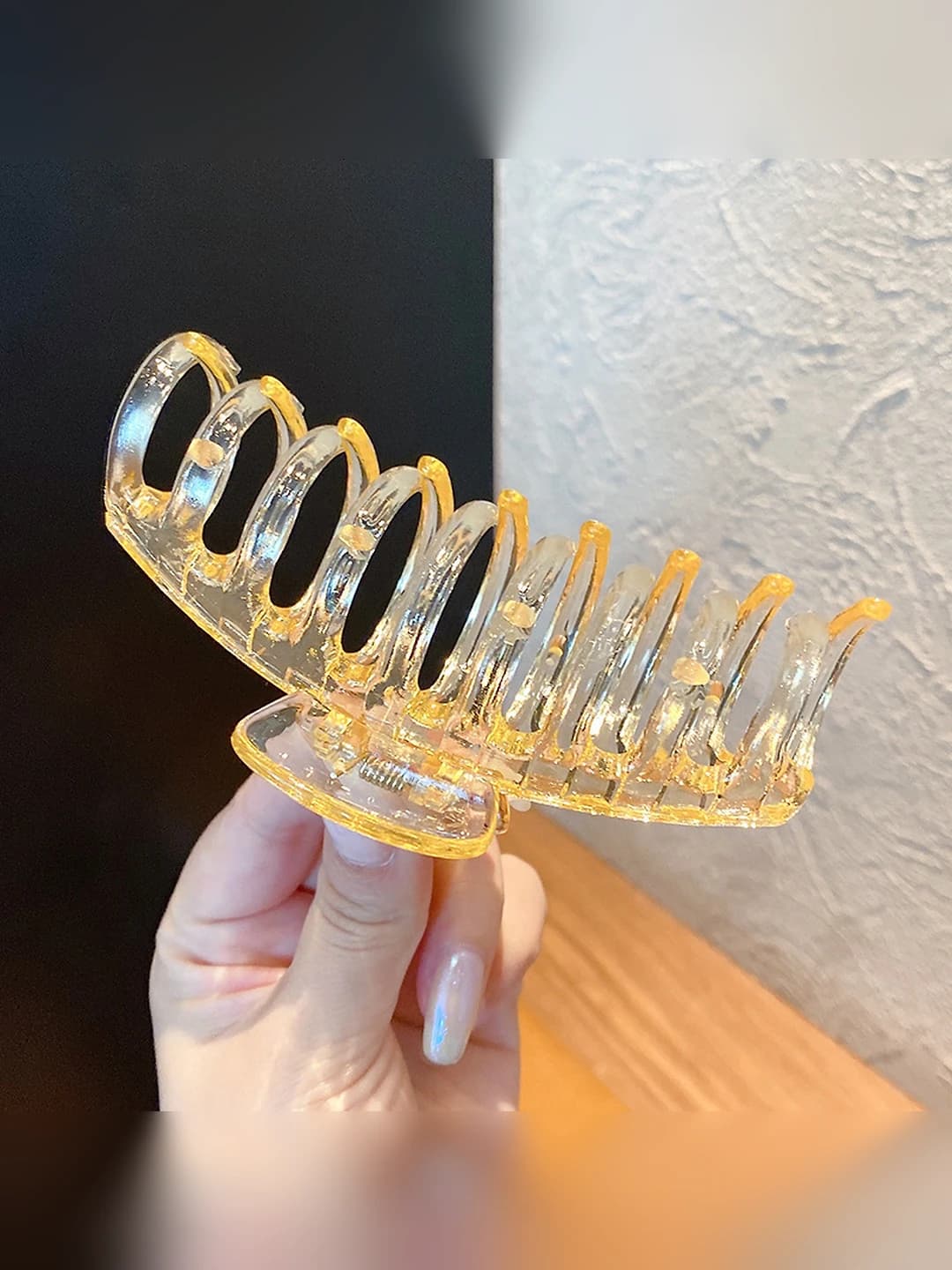 Champagne clear spine