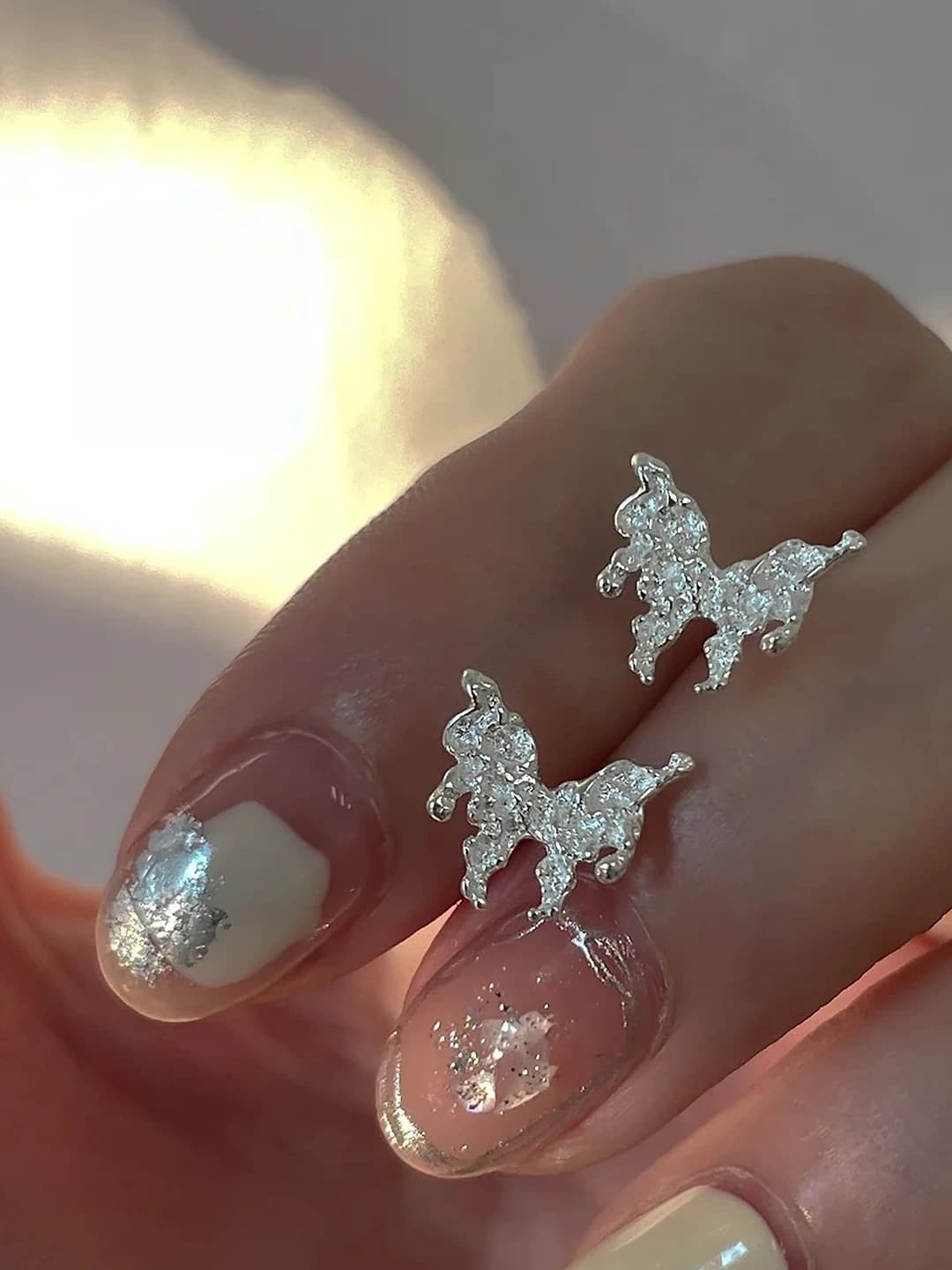 48# 3D butterfly- Silver