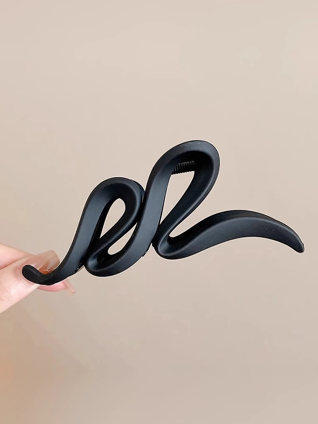 Black clip 13 cm