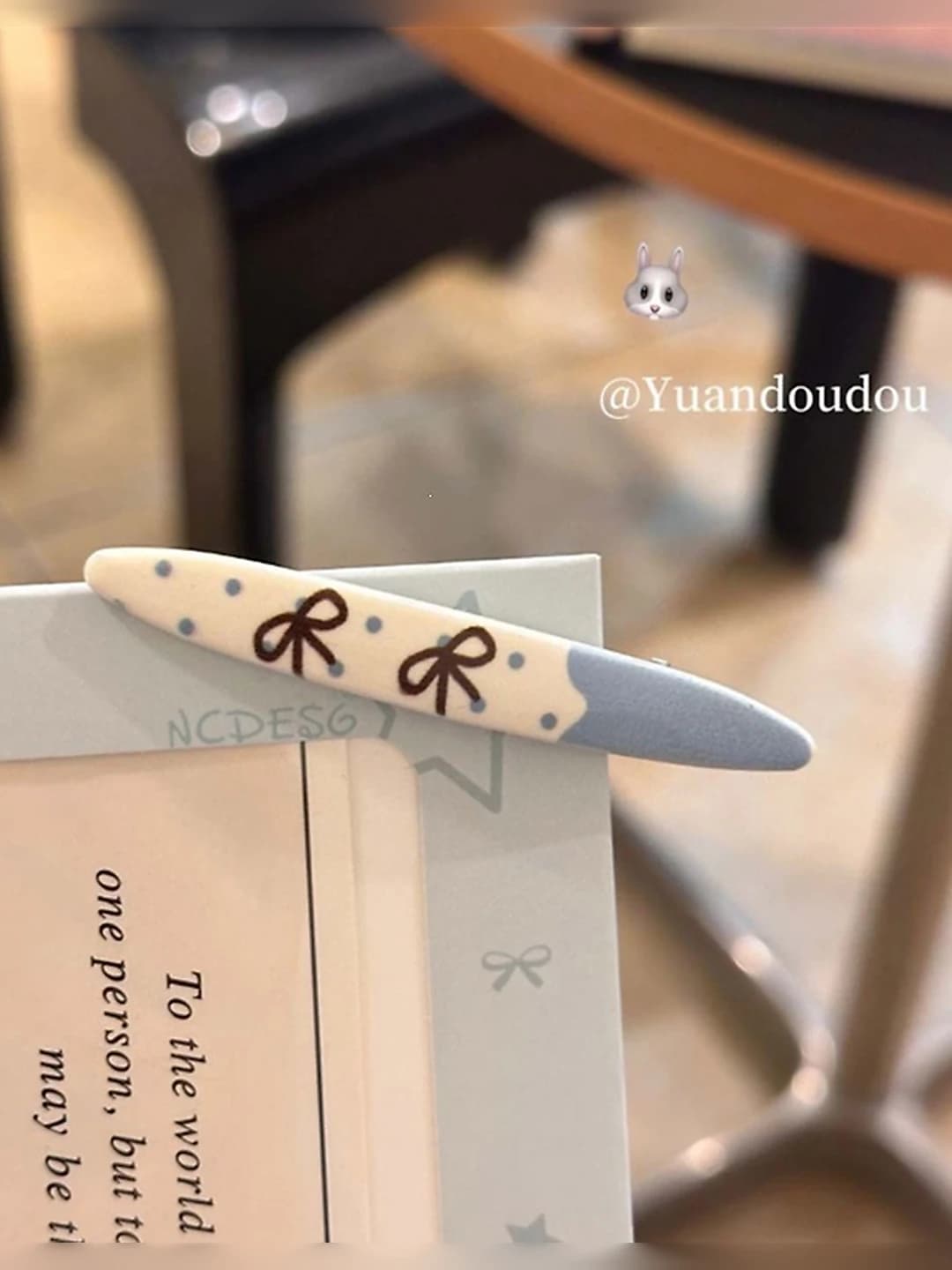 4# White bow ~6.5 cm