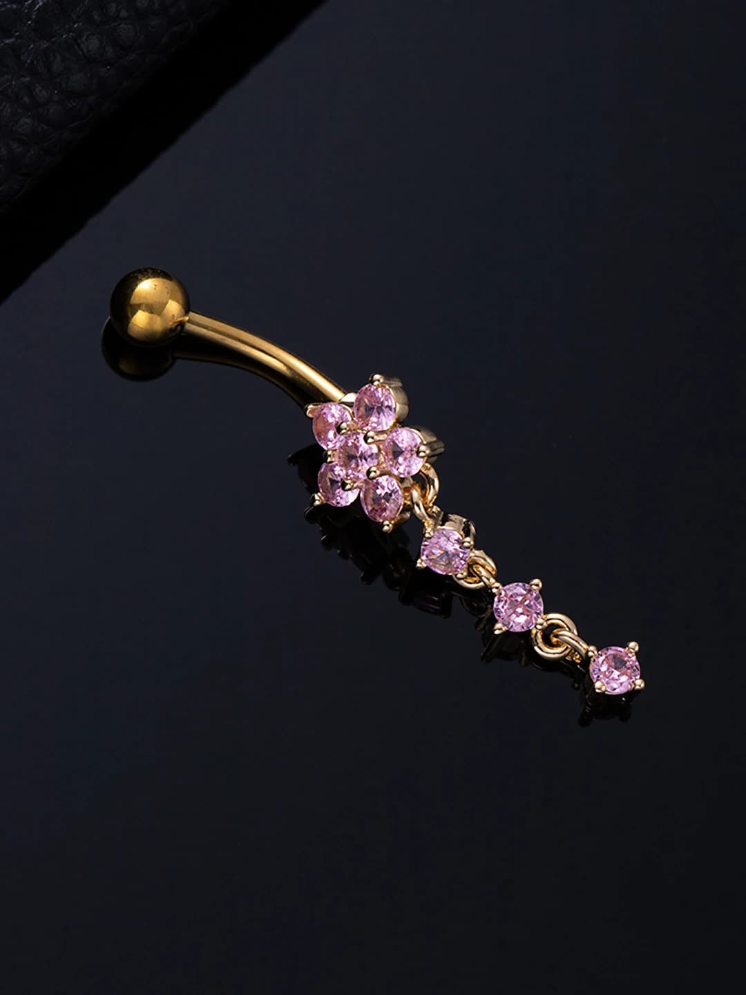 X680-1 Pink zircon Gold