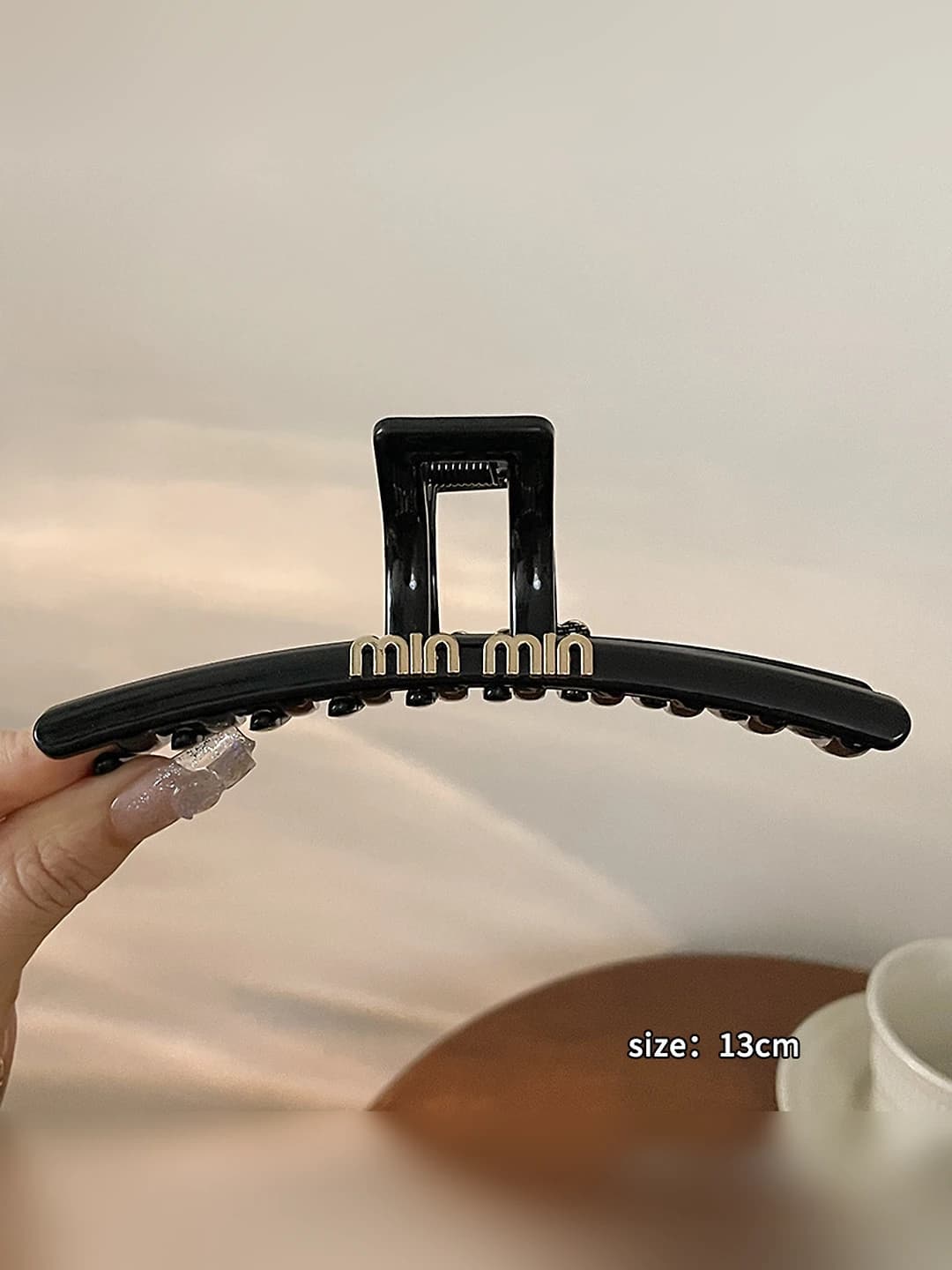 10# Glossy straight mim clip 13 cm