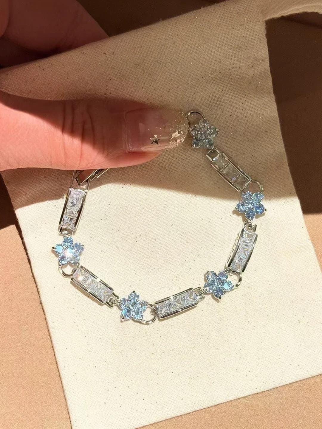 Bracelet - Silver - Blue