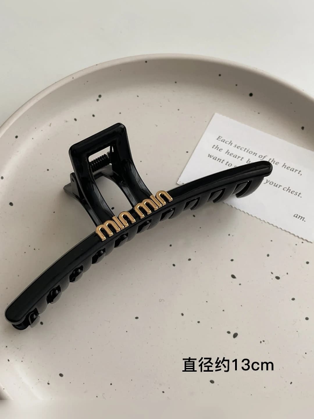 10# Glossy straight mm clip 13cm