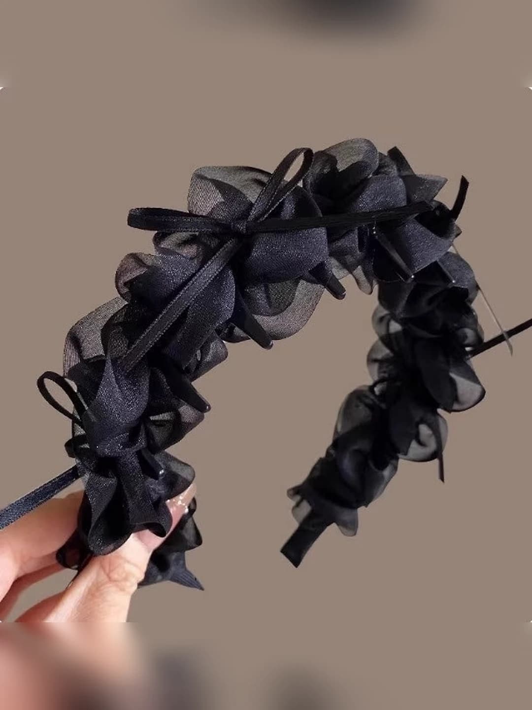 Black ballet headband