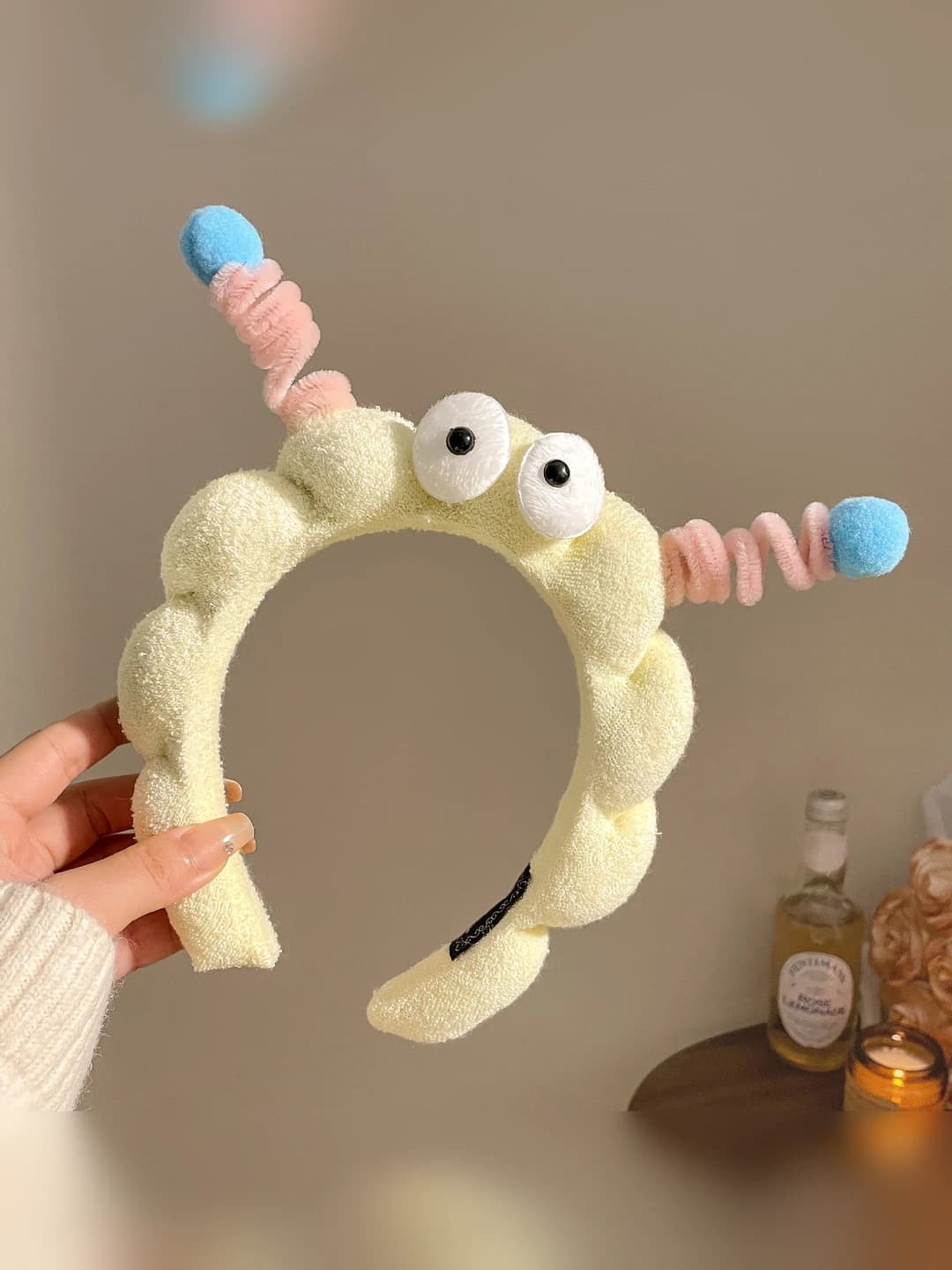 14# Yellow big eye funny headband