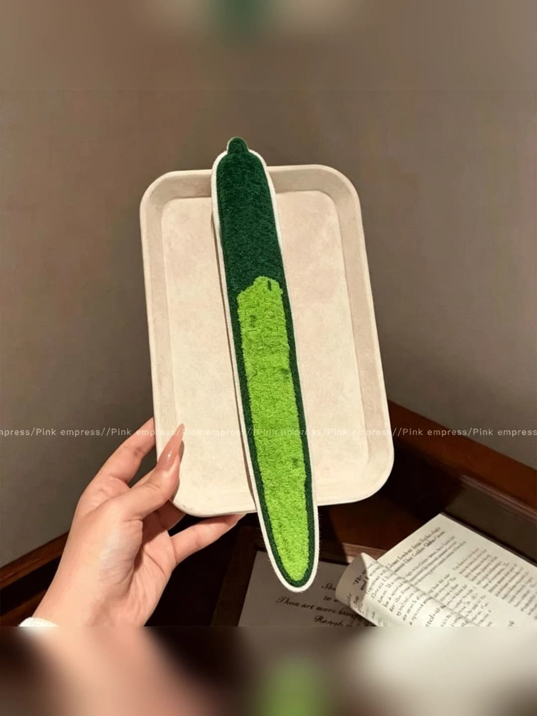 5# Cucumber shape, length 34 cm, width 4 cm