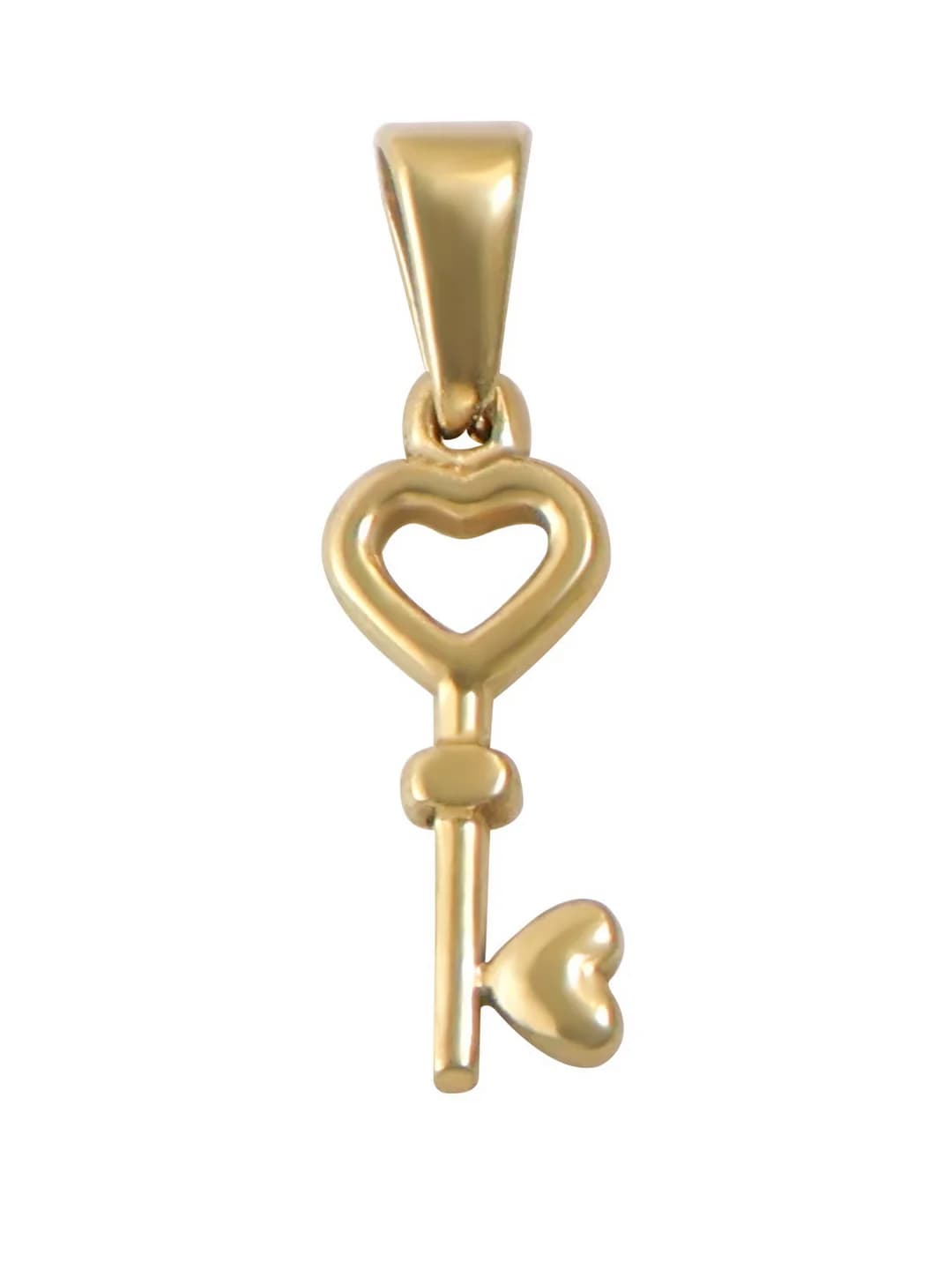 B09-Heart Key No.2-Gold