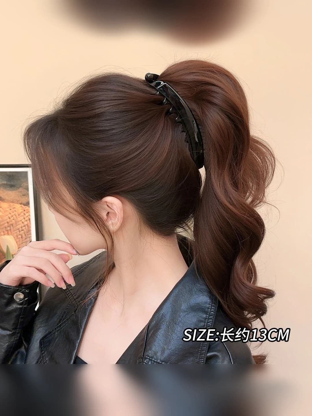 2# Glossy black - approx. 13 cm