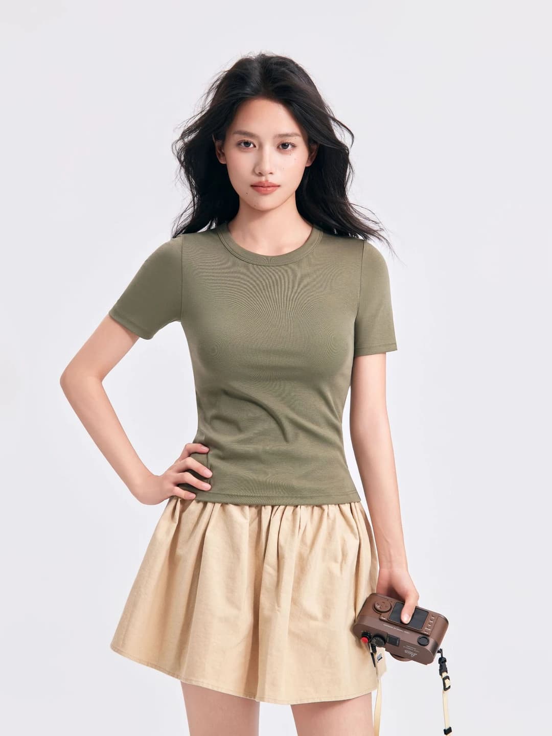 Matcha yashil [Kosaliqli T-shirt]