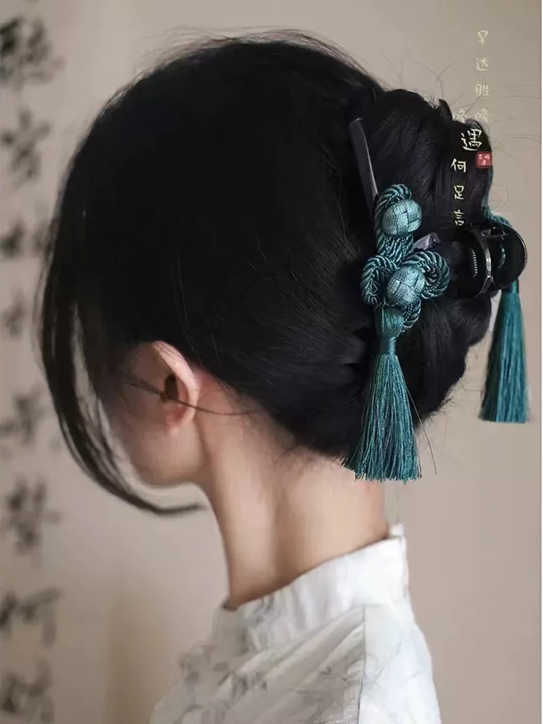 Women's retro style tassel hair clips and combs