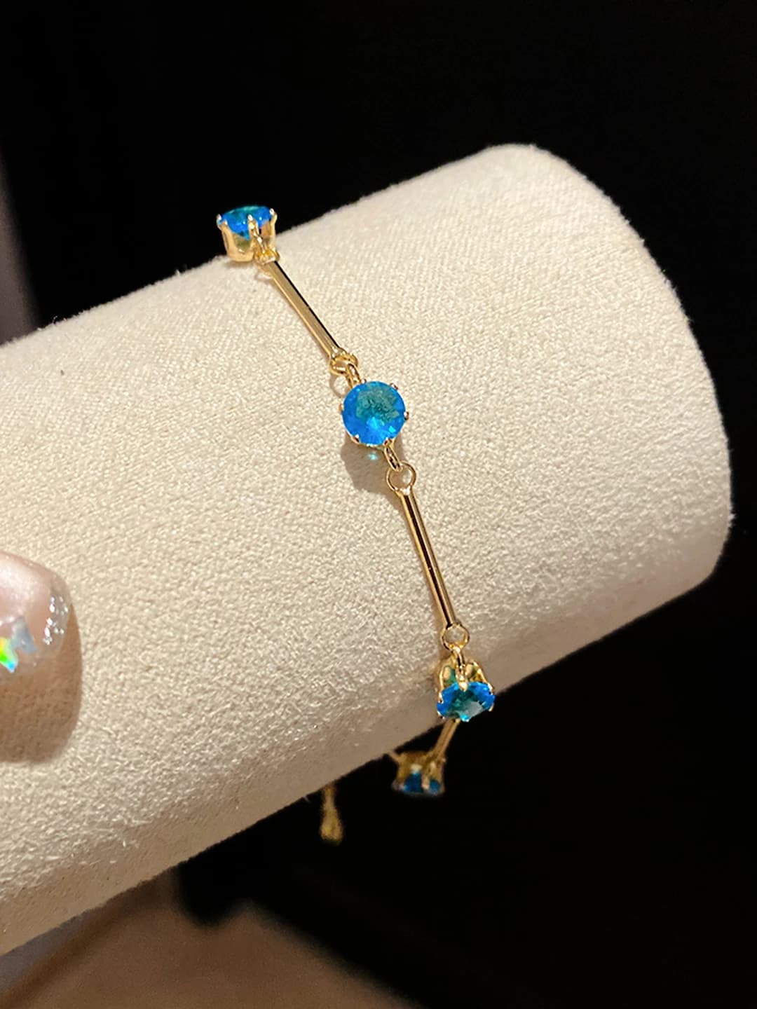 Bracelet - Gold - Blue