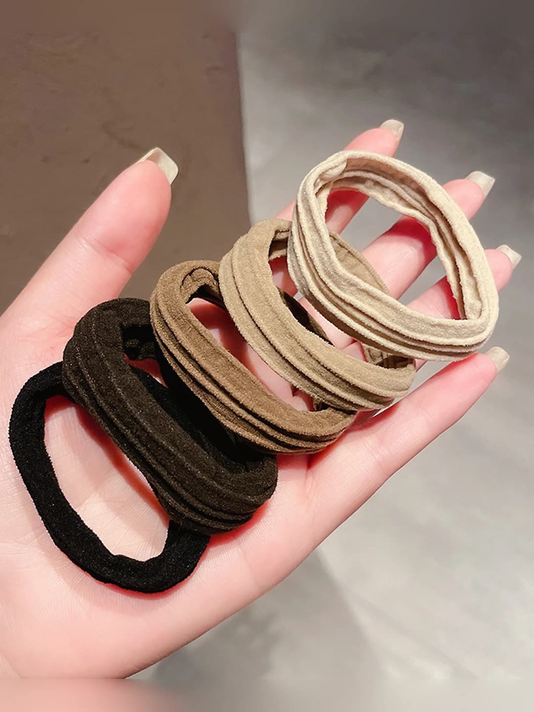 4# Qora-kofe yo'l-yo'l, 5 dona, 4.3 cm