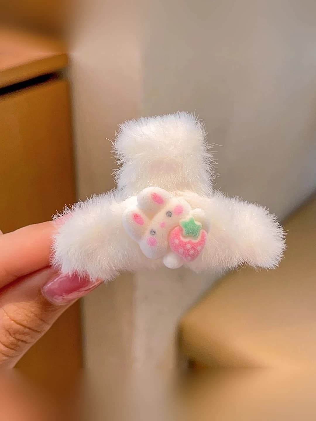 1# White bunny 4.5cm