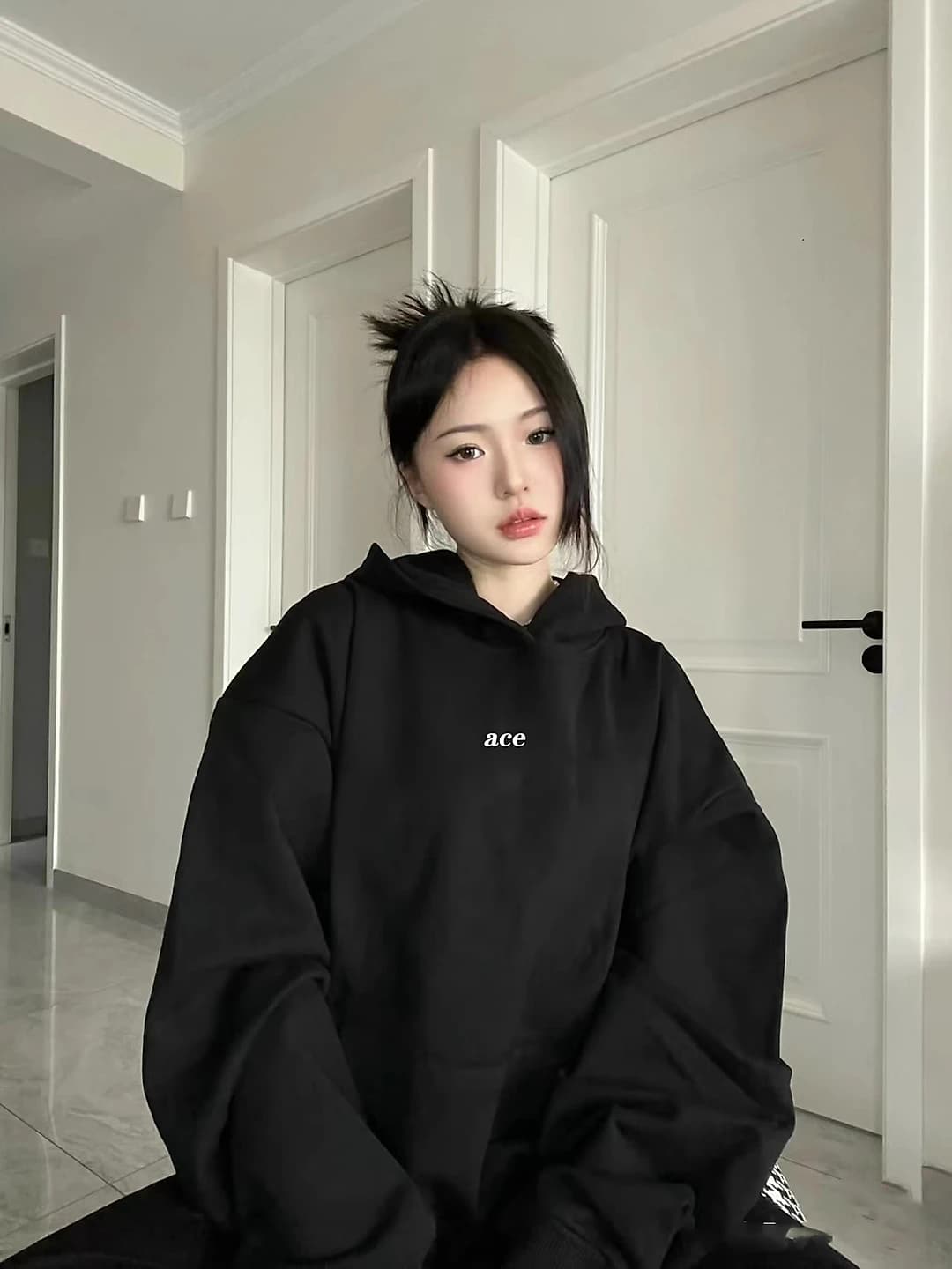 Black with fleece