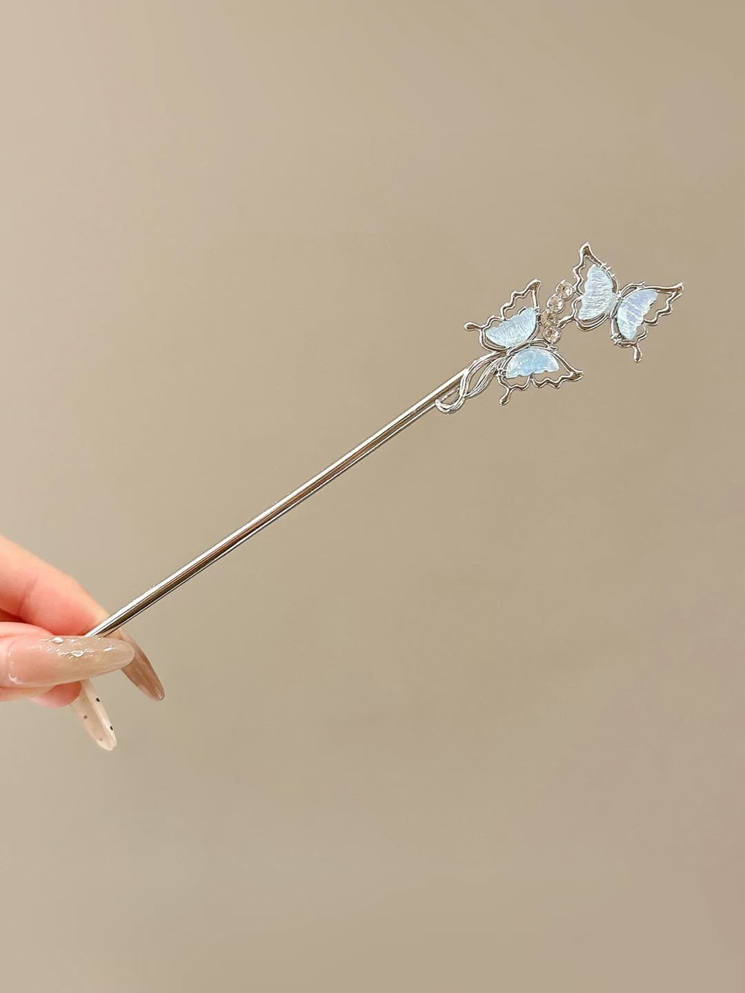 1# Moonstone double butterfly