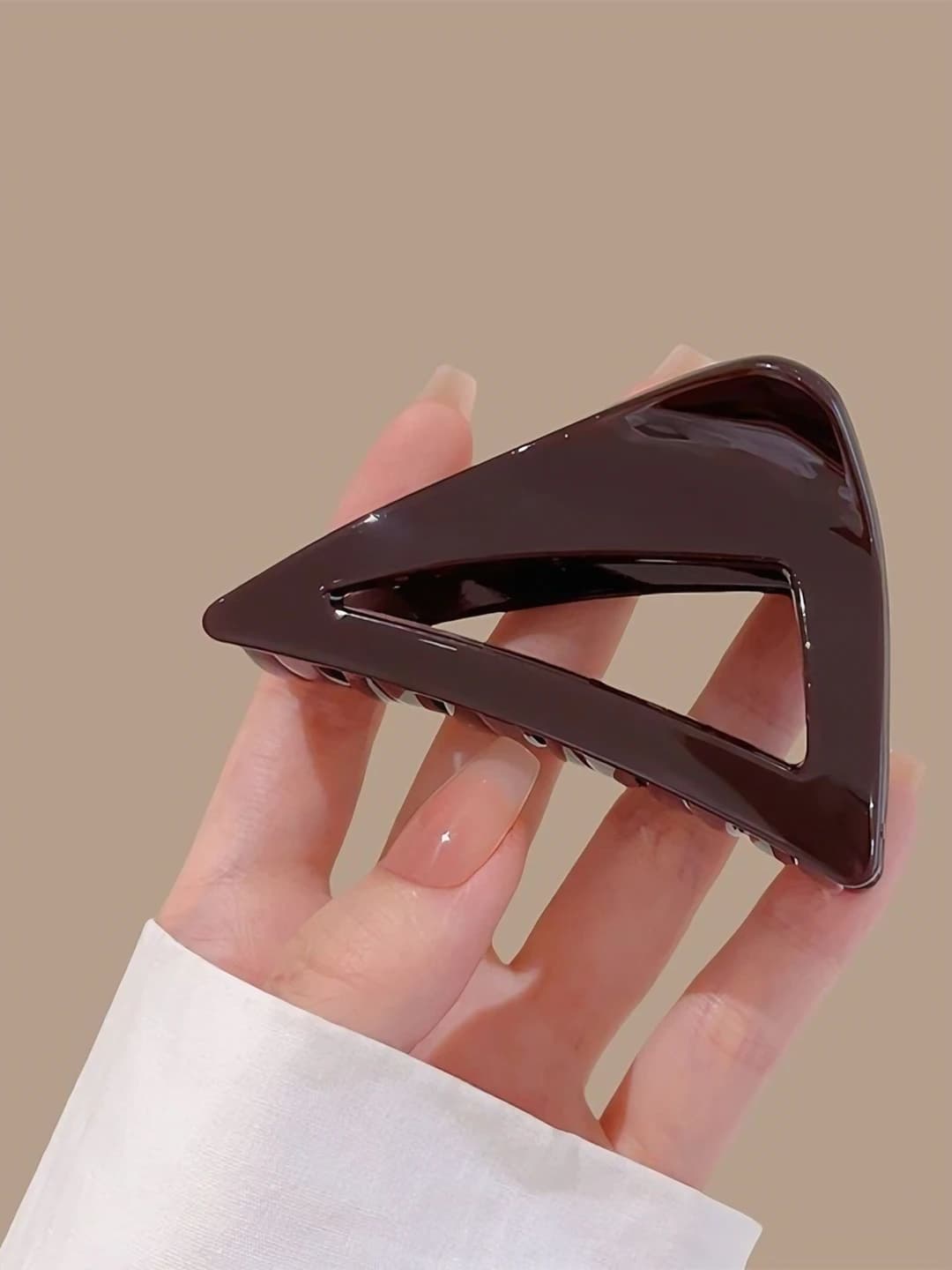 2# Glossy chocolate brown 8 cm