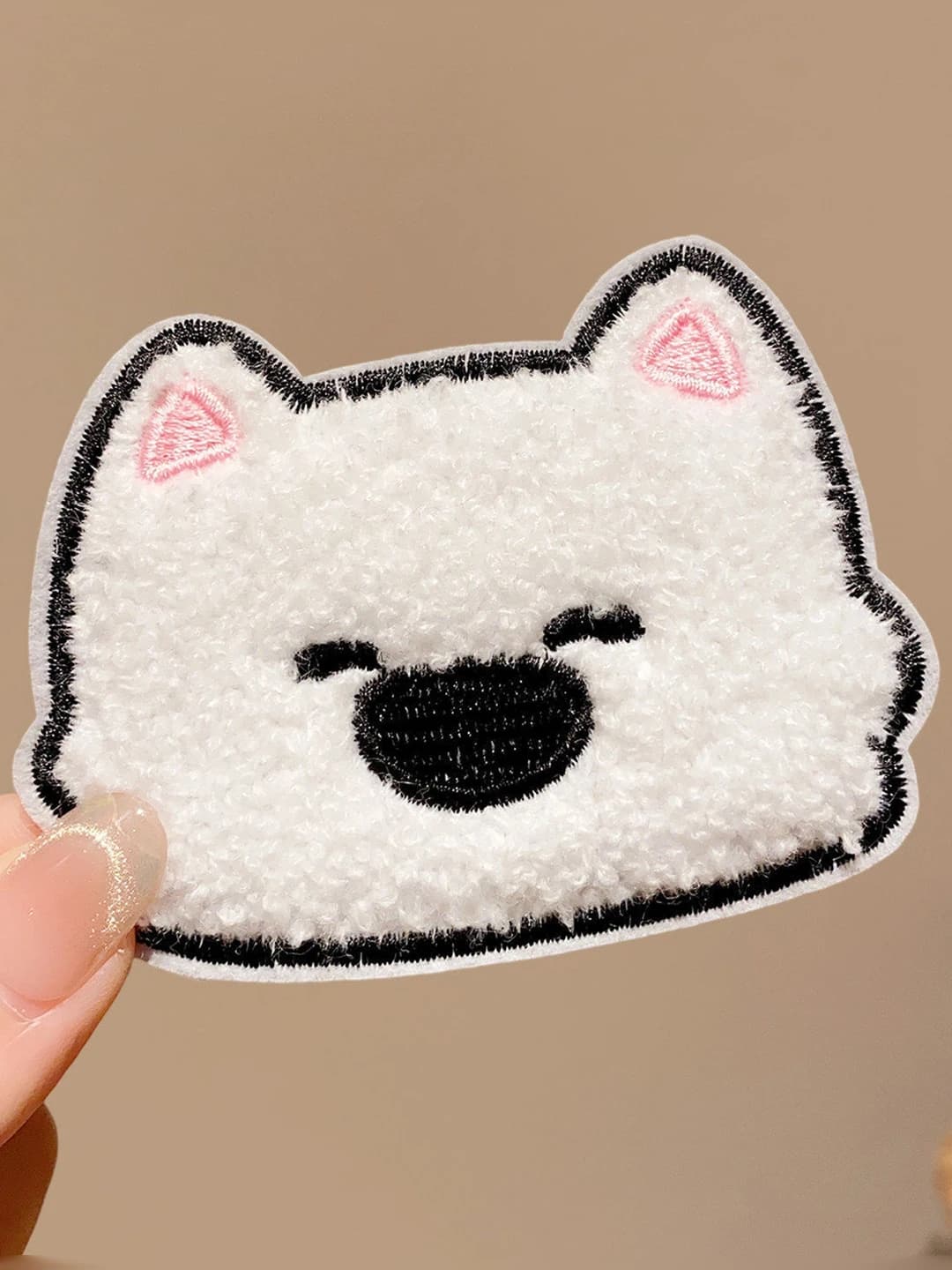 2# White puppy, ~8.5 cm
