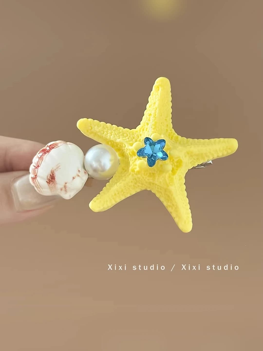 2# Yellow starfish, 5.5 cm
