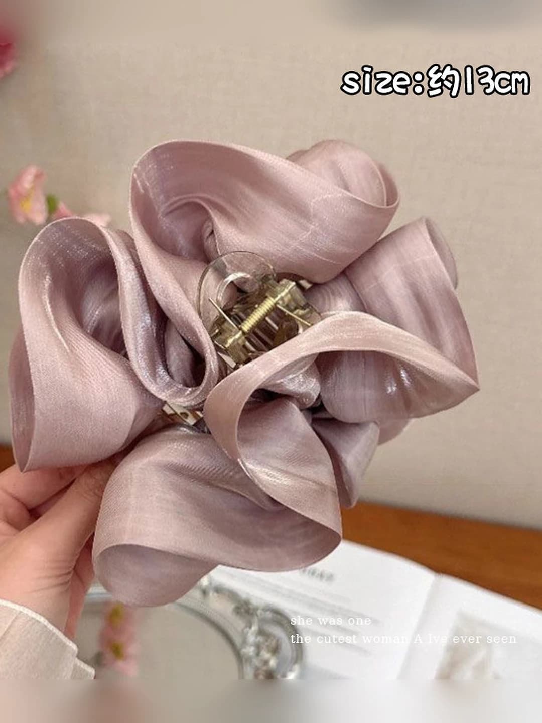 5# Grey-purple clip ~13 cm
