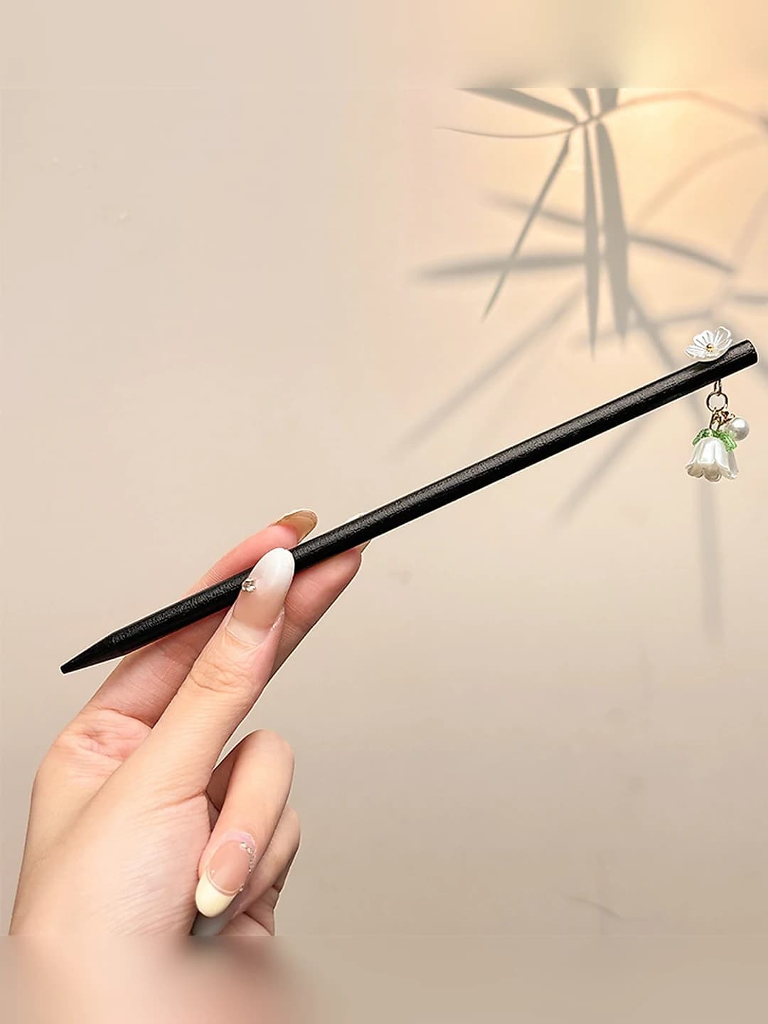 1# Wooden hairpin