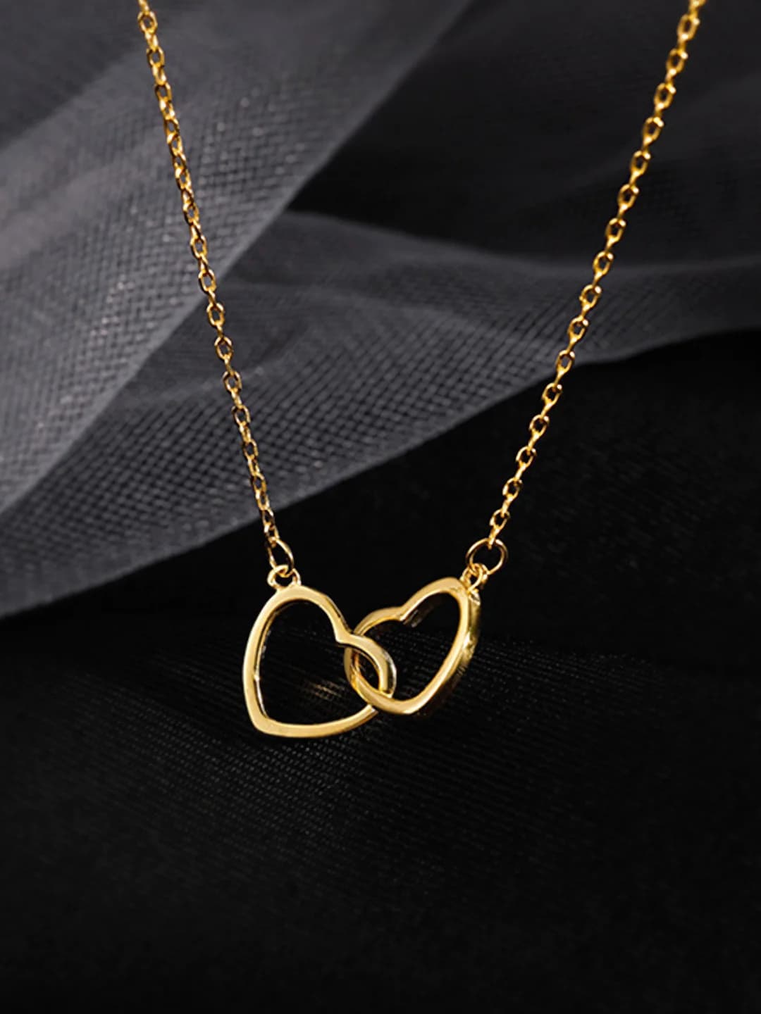 Double heart gold