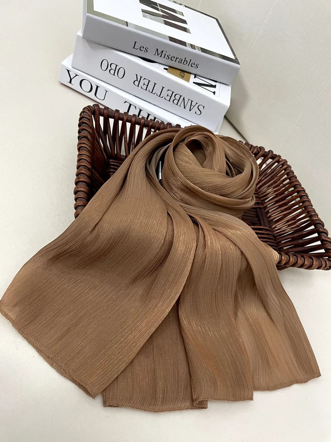 Golden headscarf
