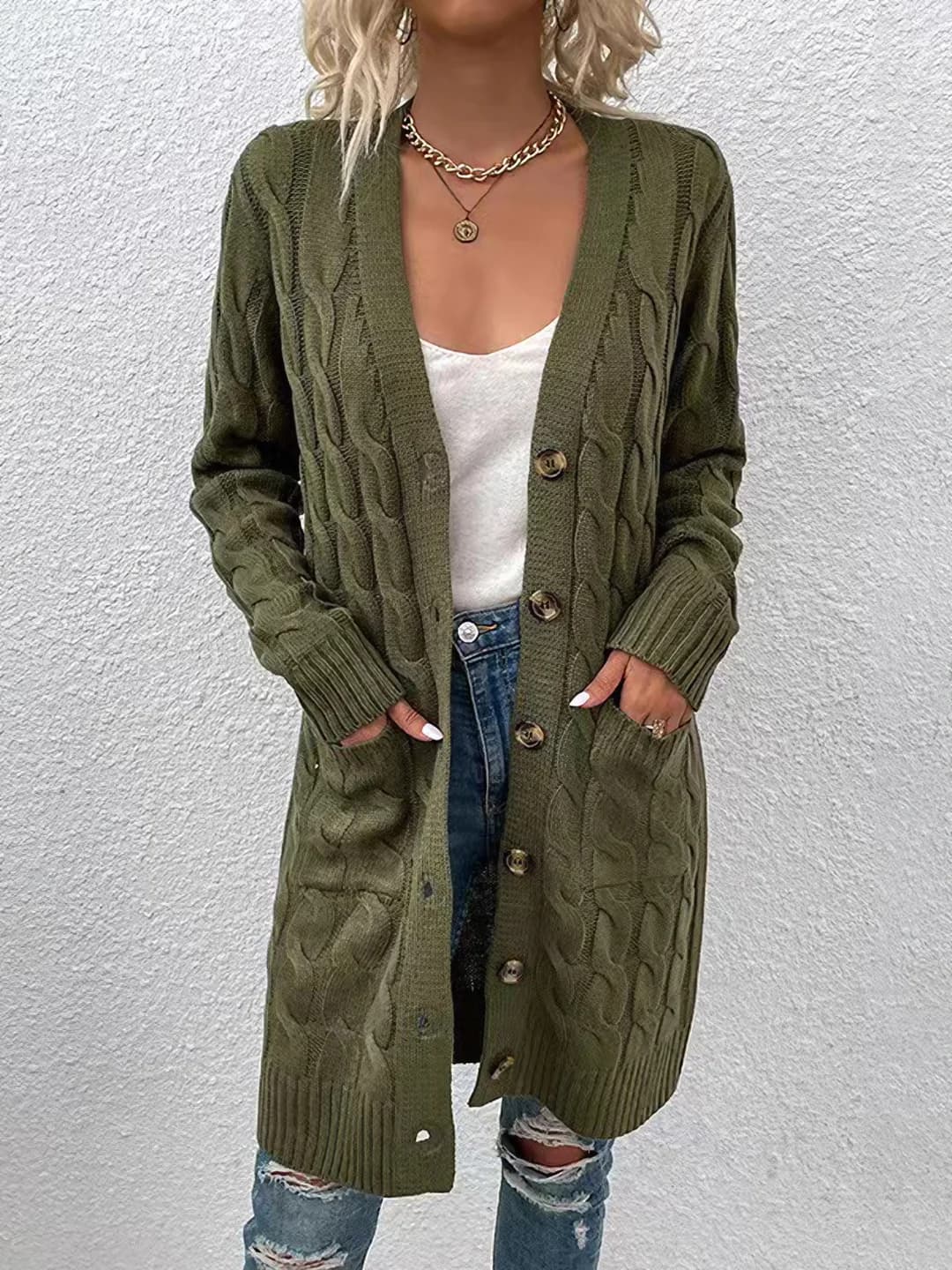 Olive green