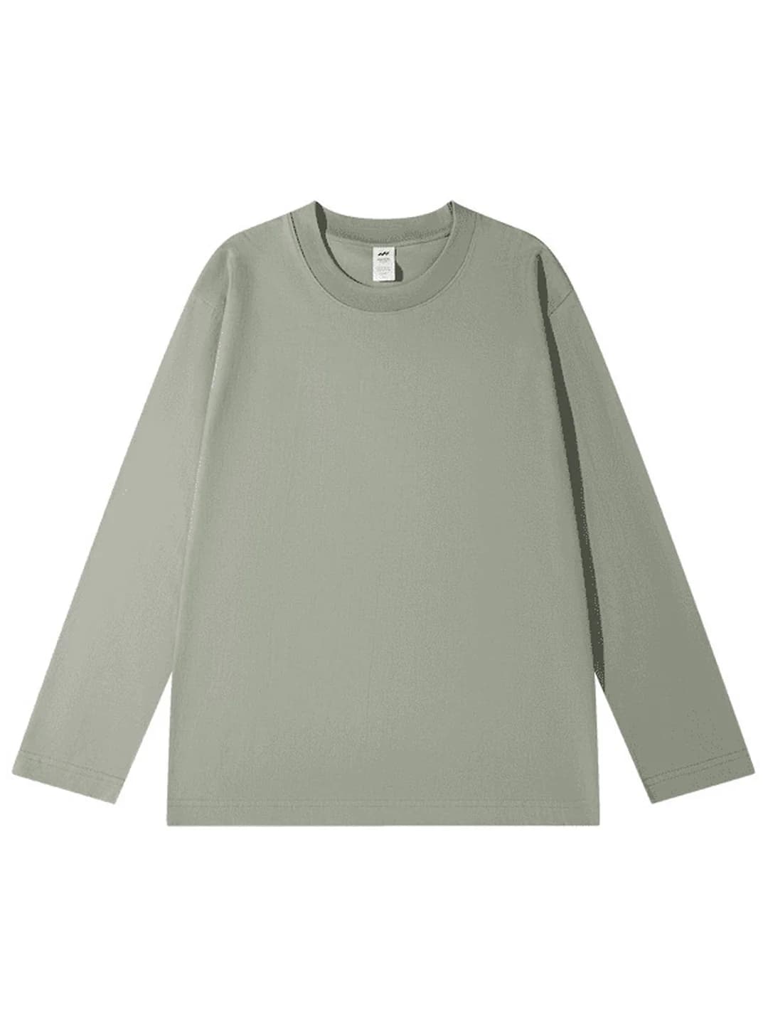 Limestone, crew neck, long sleeve