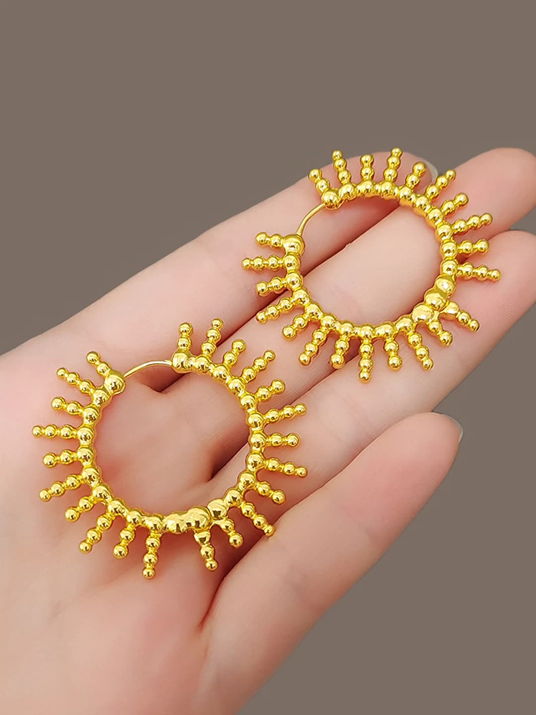 Women's 2026 Korean style sunflower earrings