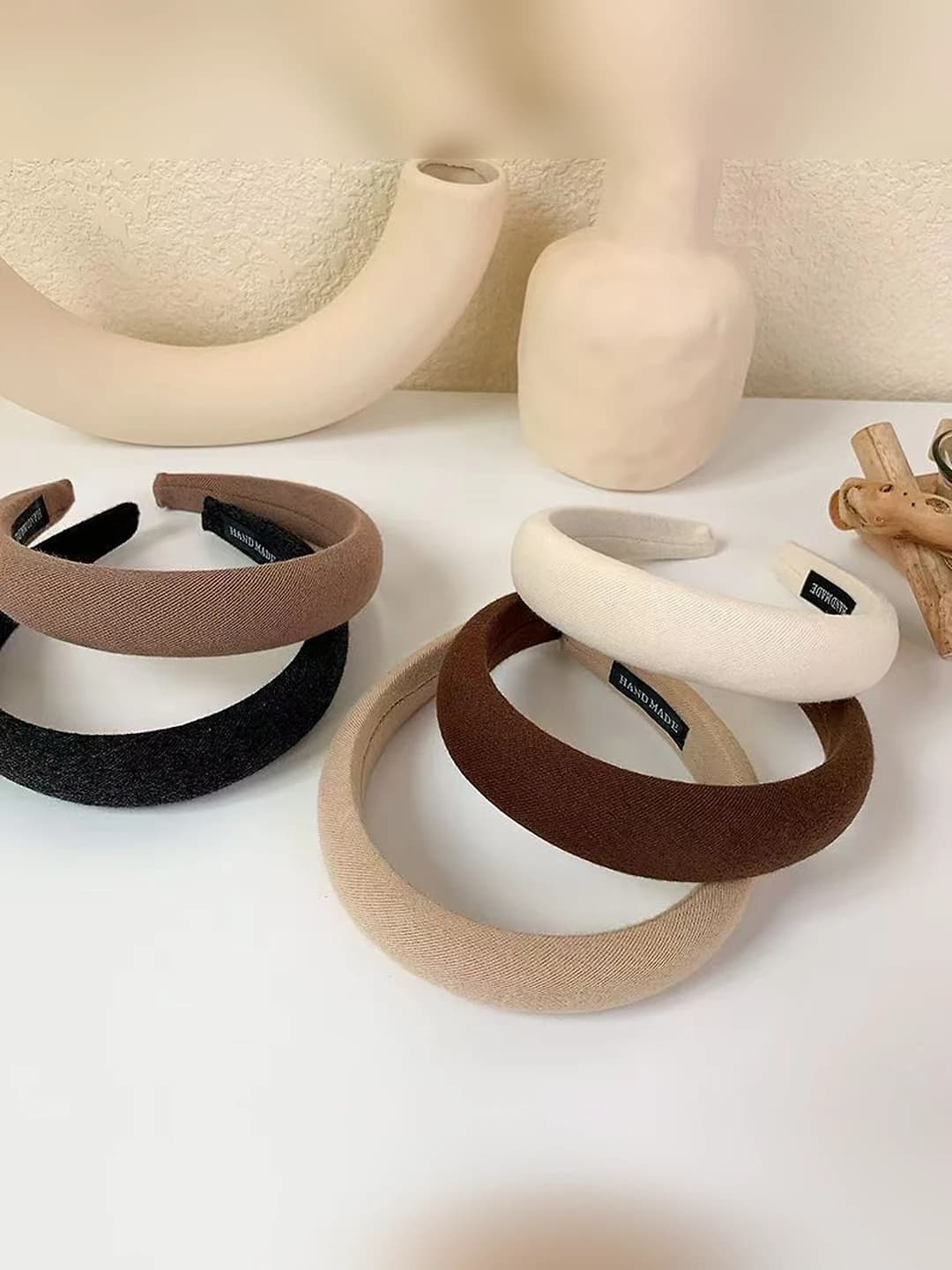 Women's thickened solid colour headband in Korean style