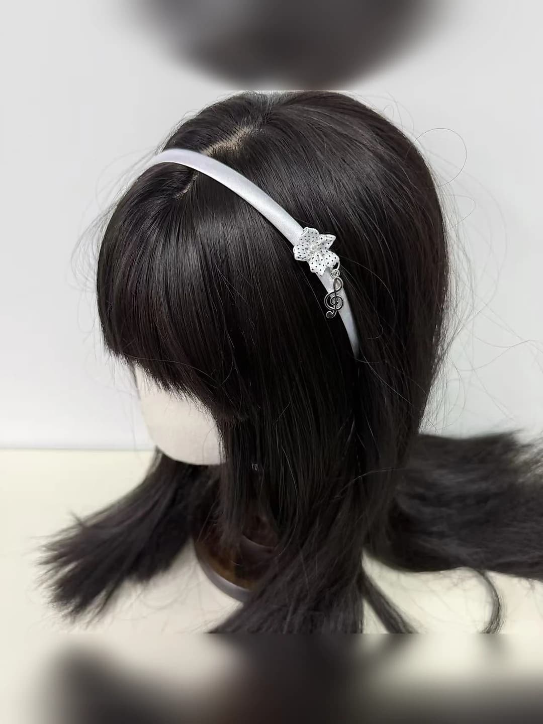 4# White flower headband ~0.8 cm