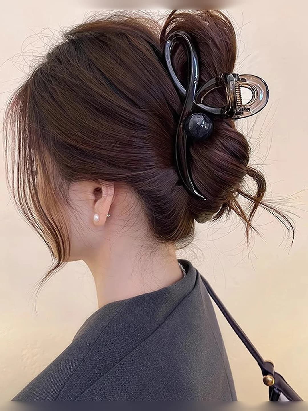 Clear grey, large 13 cm