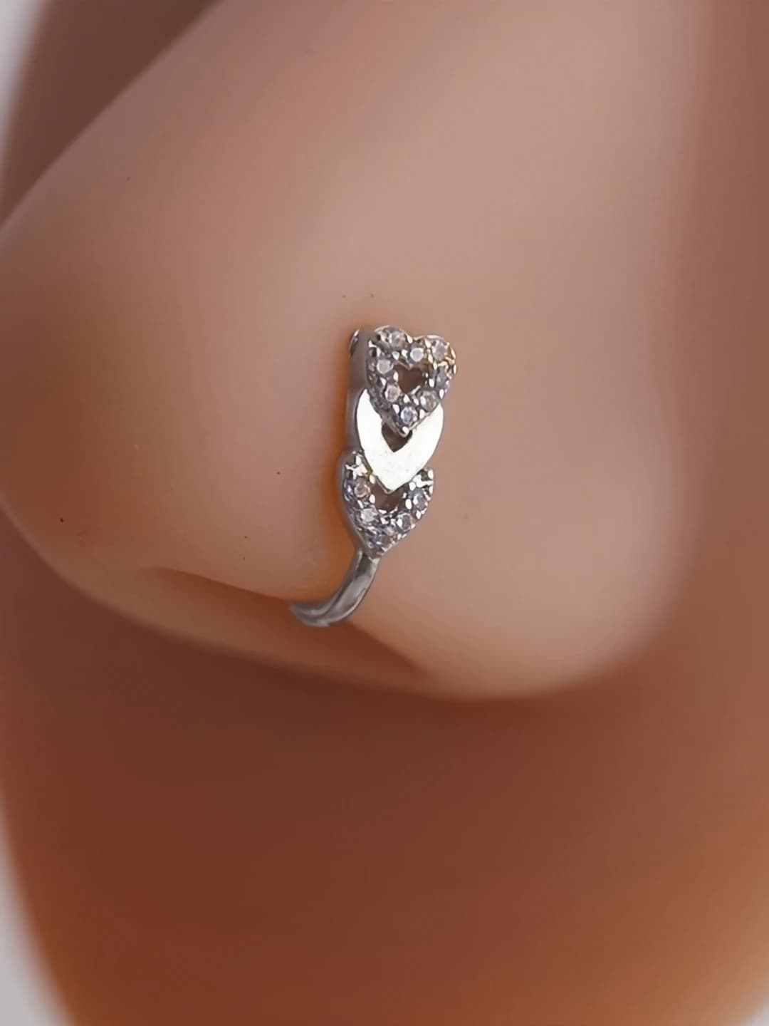 Infinity heart nose clip (1 pc)