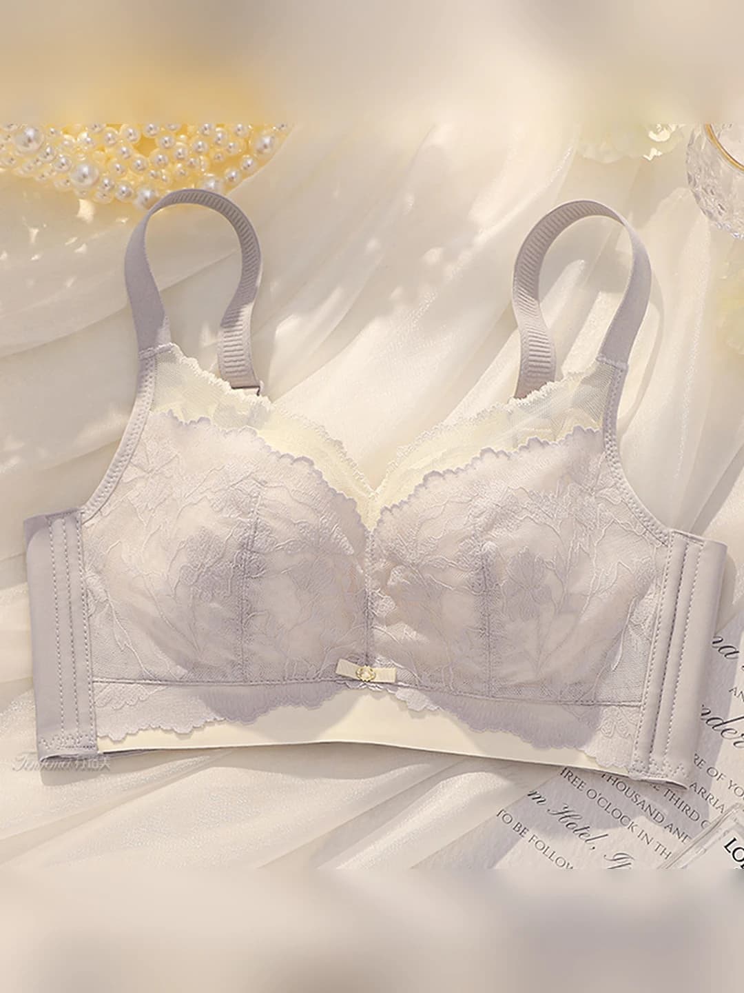 Soft purple single bra