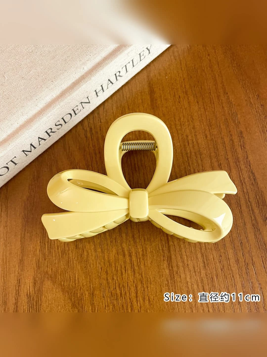 3# Bow clip, 10 cm, acrylic