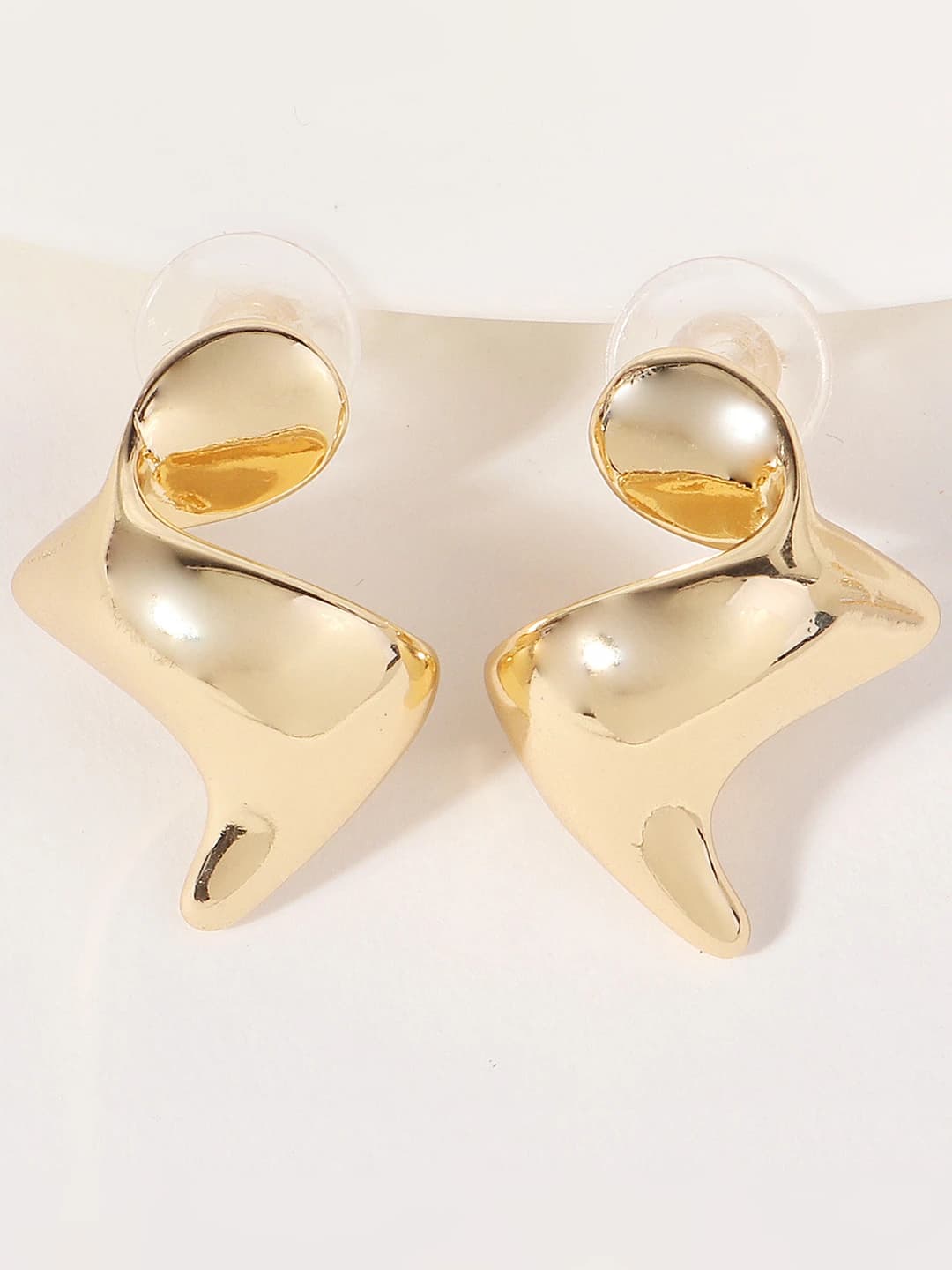 Gold daily earrings