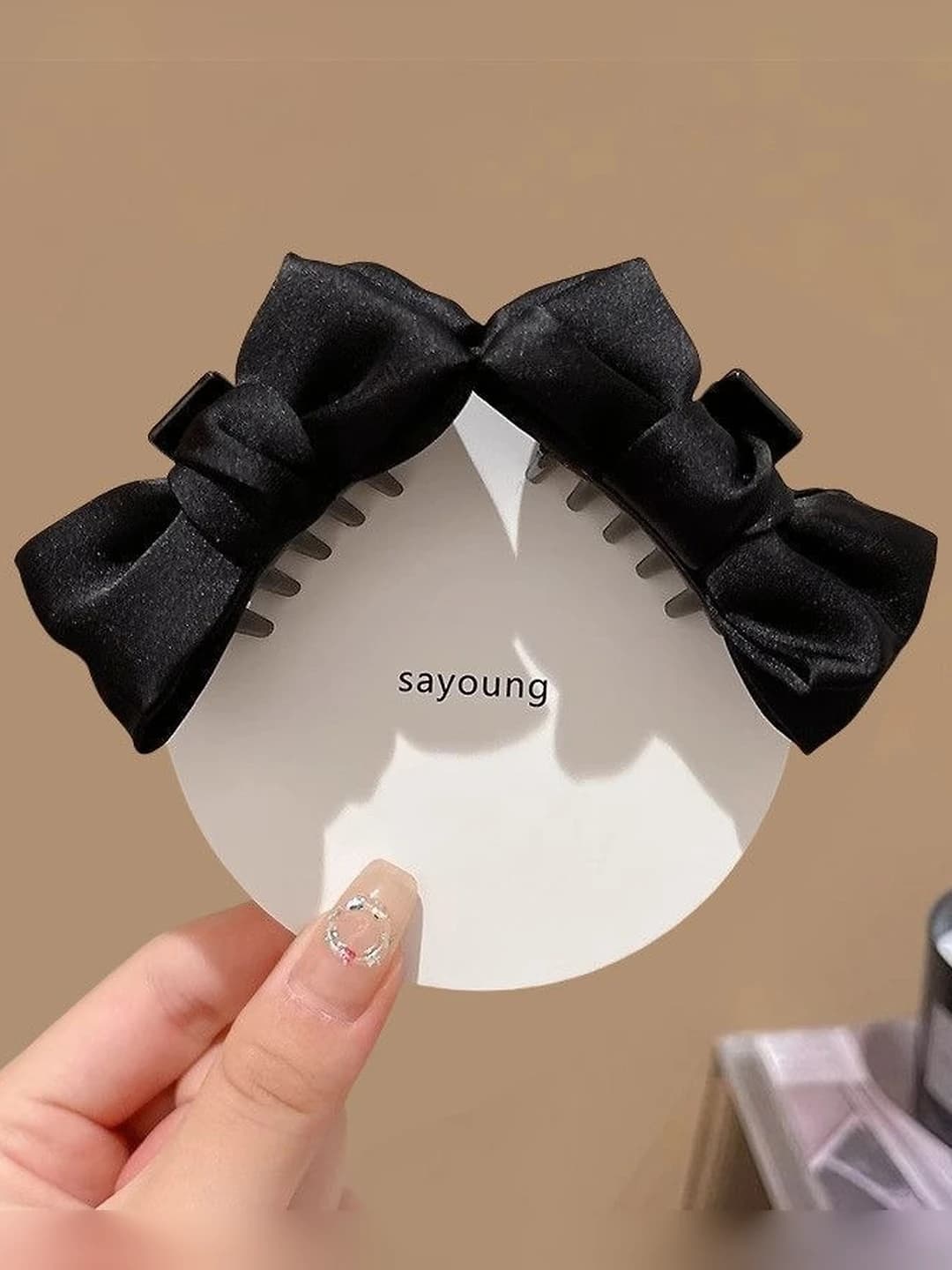 Black, 1 pair, 5 cm