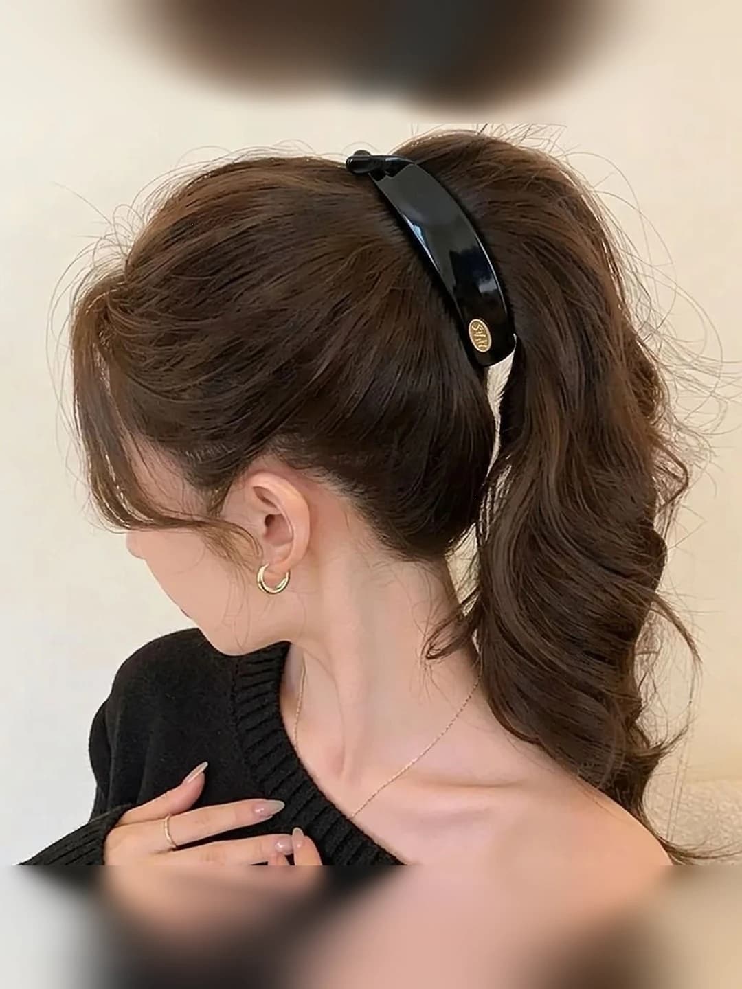 3# Black, ~9.5 cm