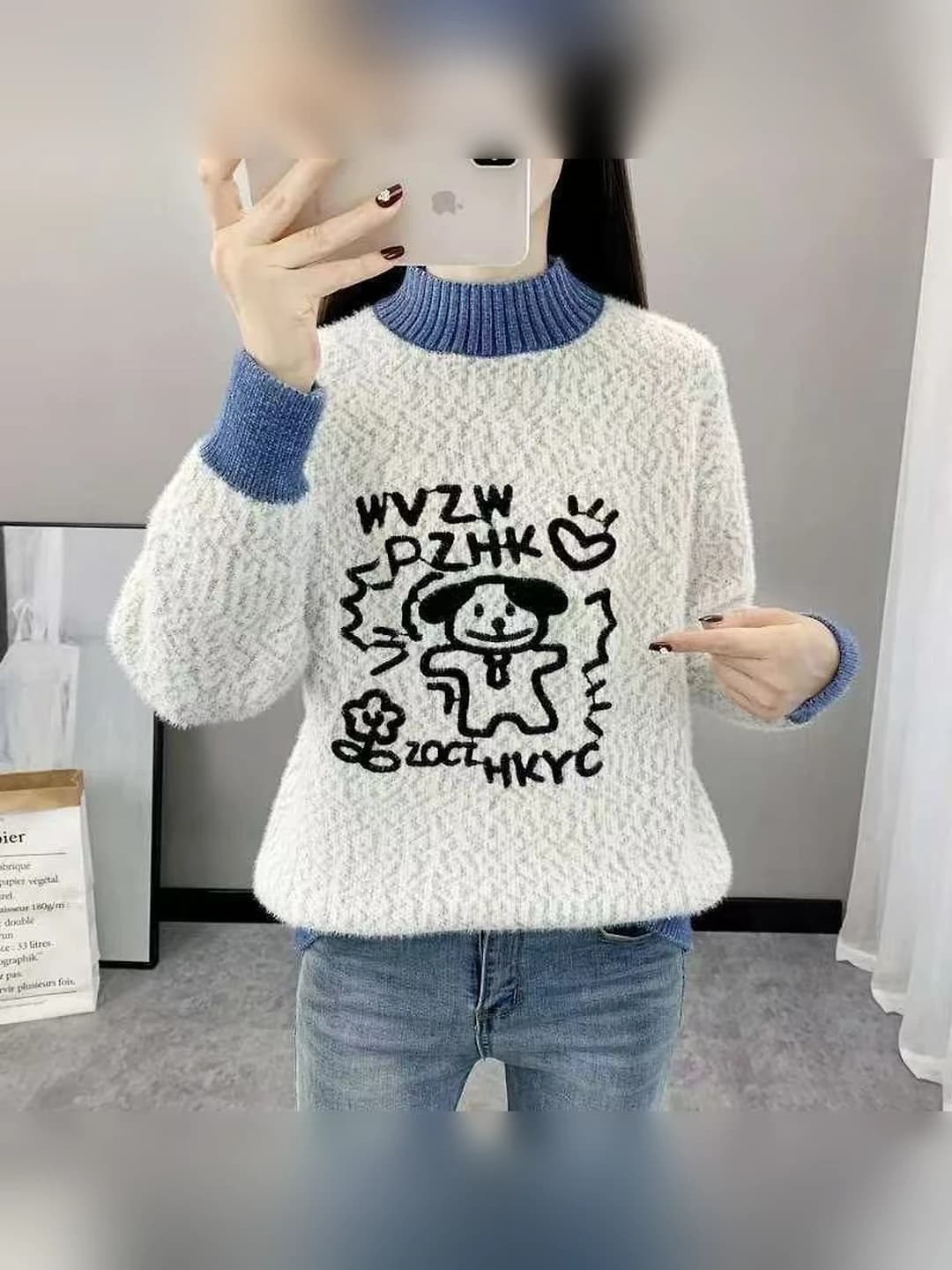Q2237 Floral Grey