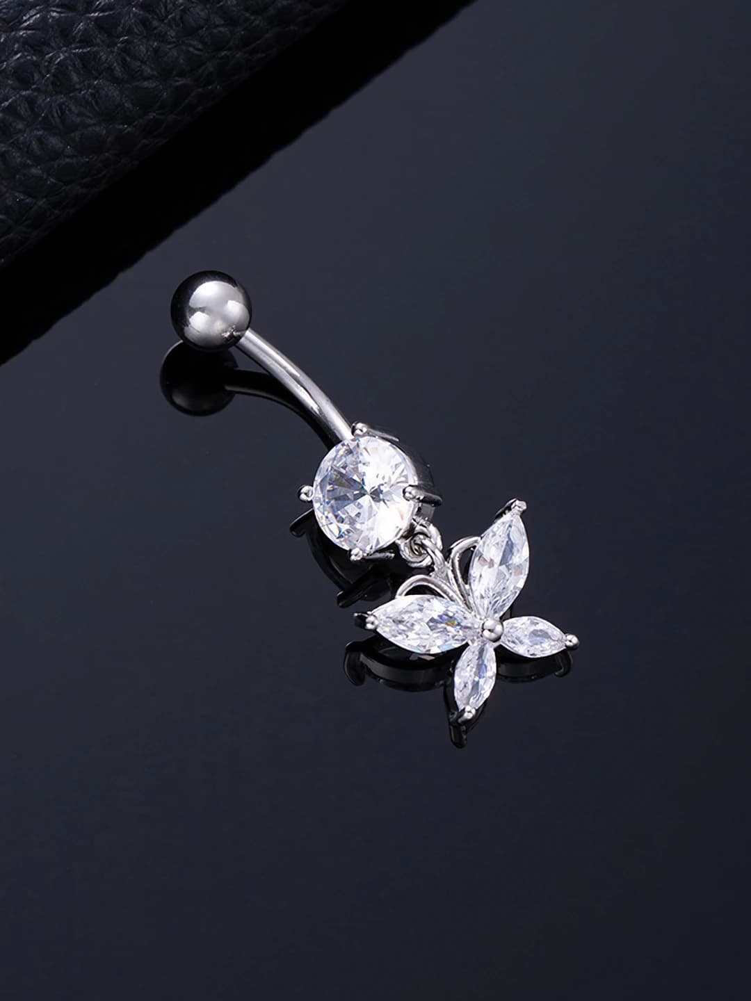 X677-49 Butterfly zircon, silver
