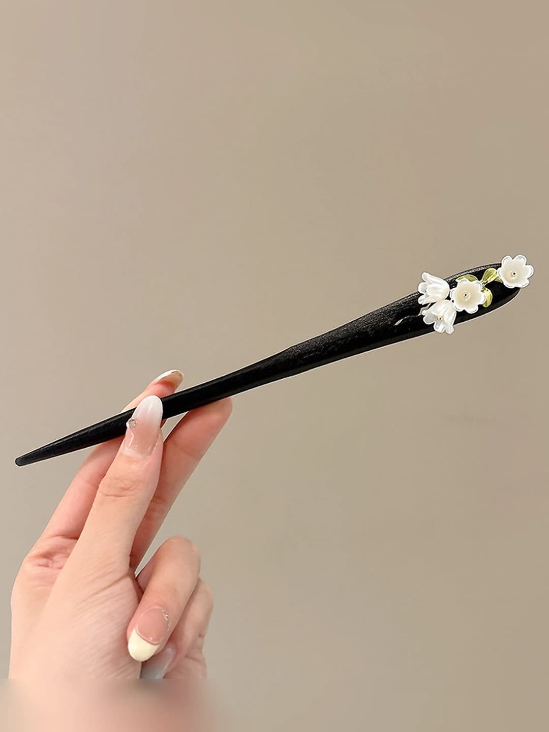 1# Lily of the valley hairpin, 18.2 cm